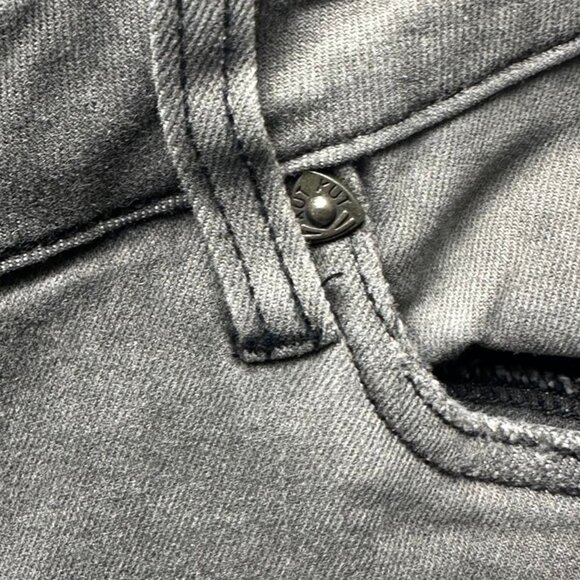 Kut From The Kloth Womens Jeans Connie Ankle Skinny Zip Fly Gray Size 6 - Picture 4 of 10